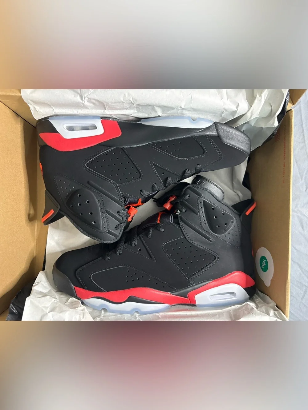 Jordan 6 Retro Infrared Sneakers Mens 11